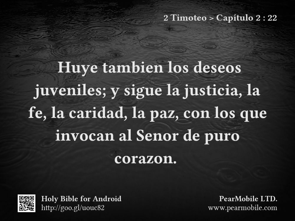 2 Timoteo, Capítulo 2:22